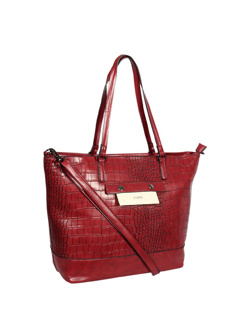 red leatherette (pu) handbag - 16131499 - Standard Image - 3