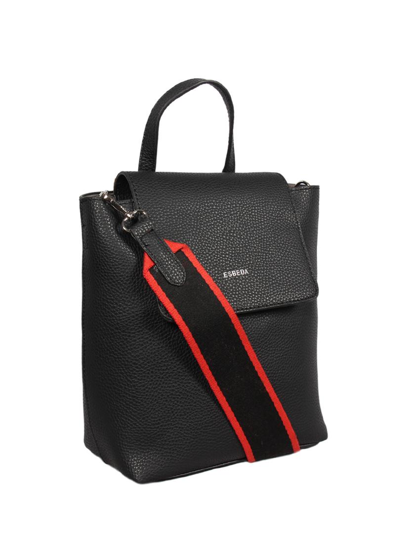 black leatherette (pu) sling bag - 16131512 - Standard Image - 3