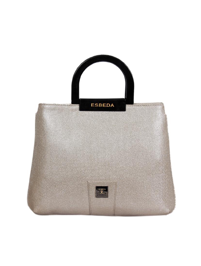 silver leatherette (pu) handbag - 16131518 -  Zoom Image - 0