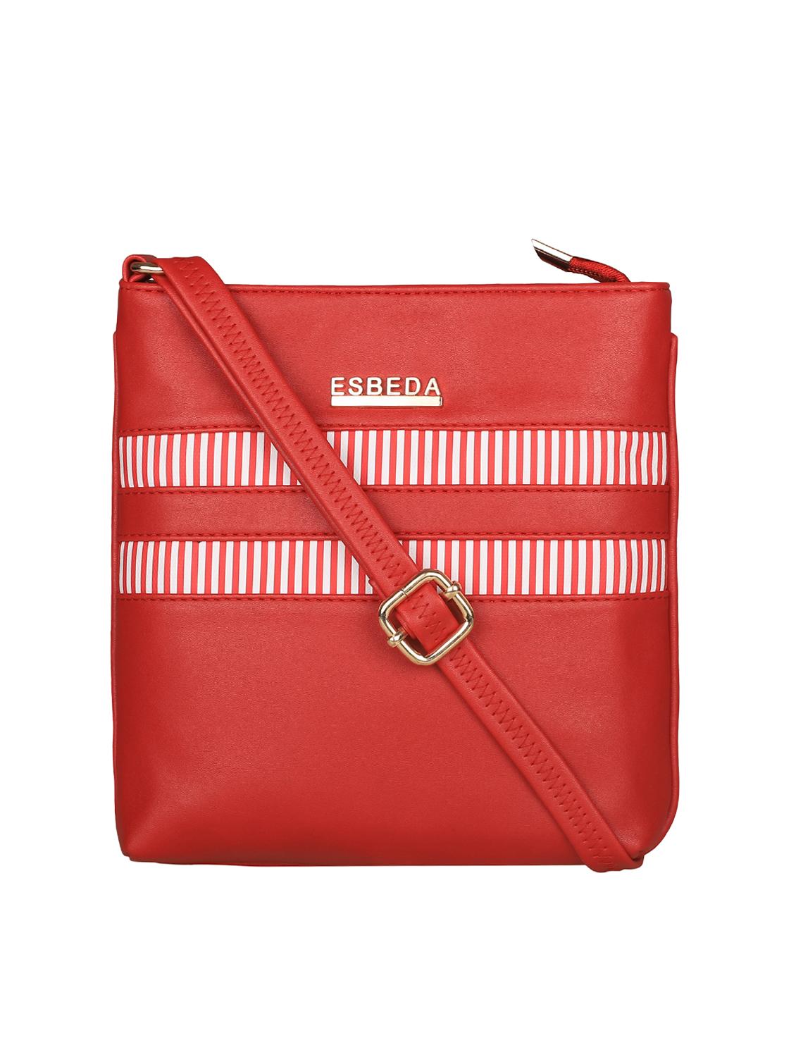 red leatherette (pu) sling bag - 16131586 - Zoom Image - 0