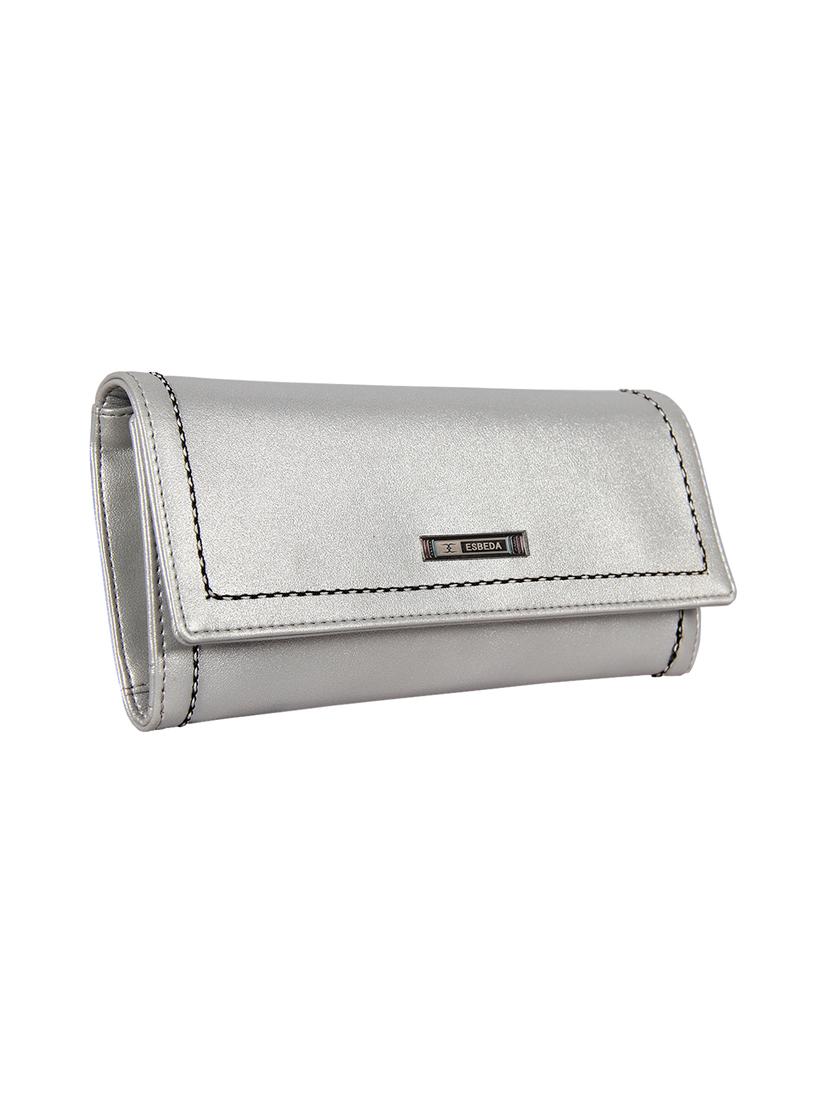 silver leatherette (pu wallet - 16131706 - Standard Image - 3