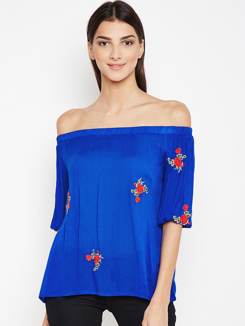 women's straight off shoulder top - 16133674 -  Zoom Image - 0