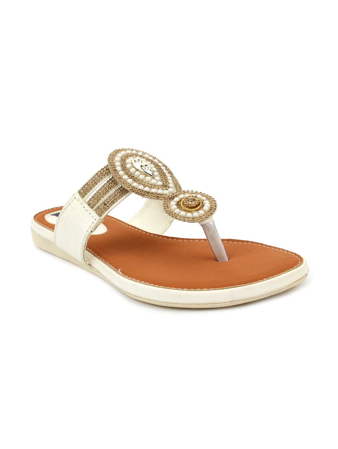 white toe separator sandals - 16135545 - Zoom Image - 0