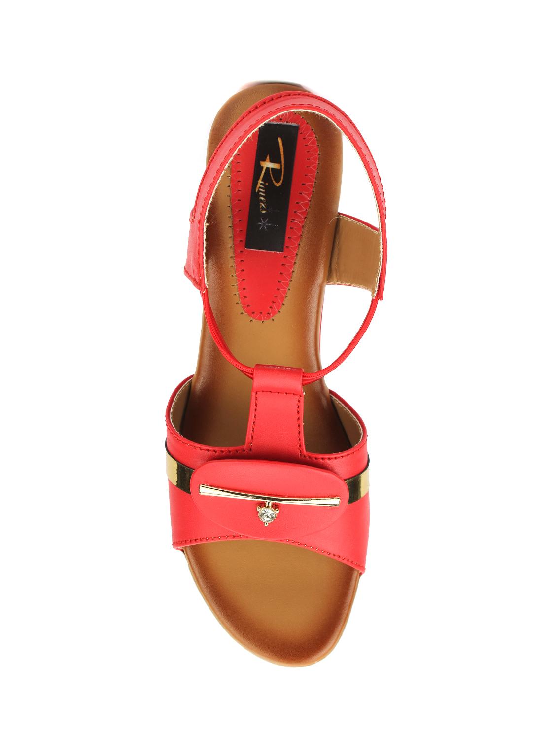 red back strap wedges - 16135642 - Standard Image - 3