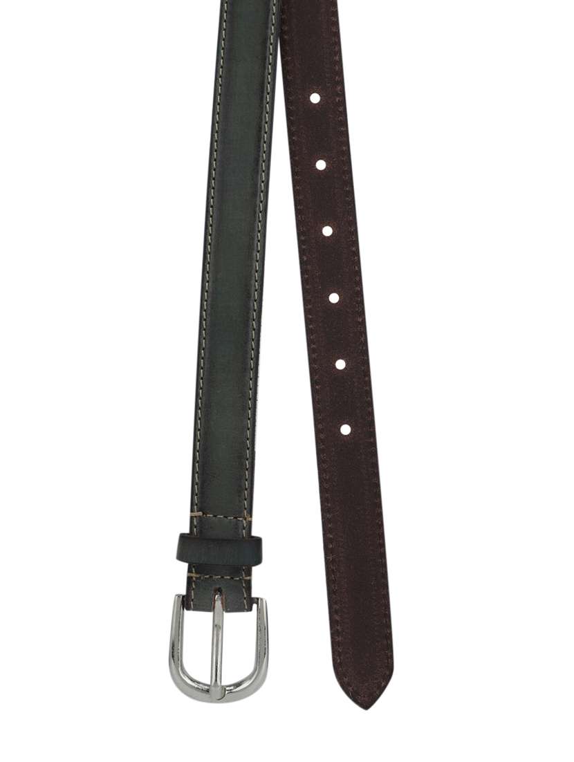 green leather belt - 16137506 - Standard Image - 3