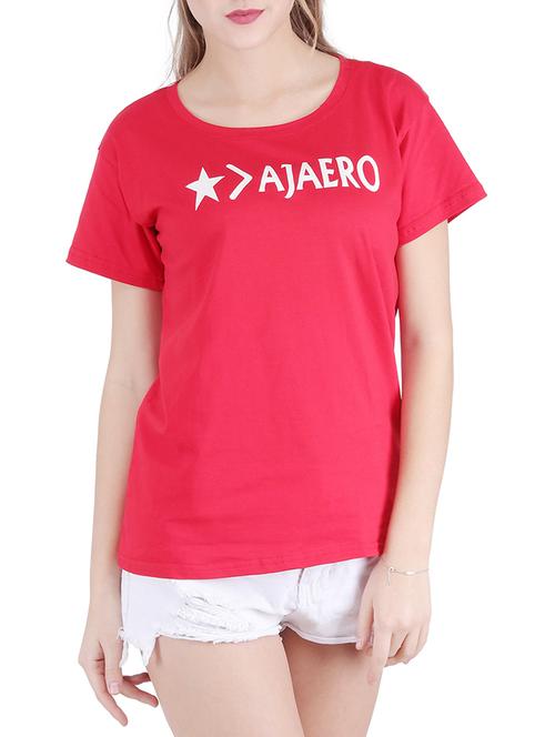 round neck graphic print tee - 16137981 - Standard Image - 0