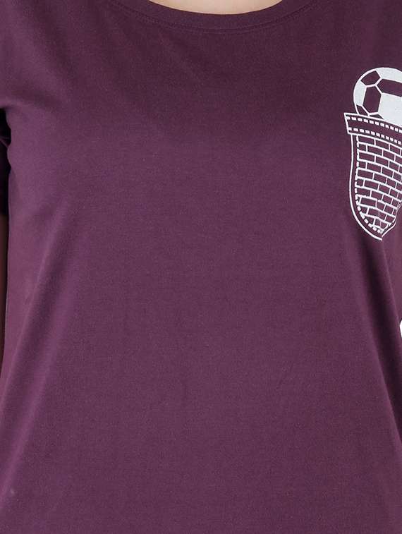 round neck graphic print tee - 16137991 -  Standard Image - 3