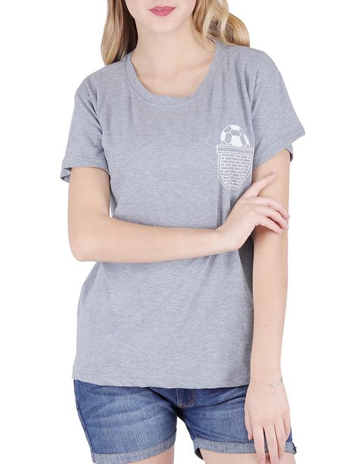 round neck graphic print tee - 16137992 -  Standard Image - 0