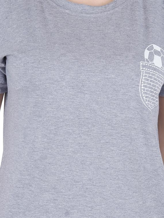 round neck graphic print tee - 16137992 - Standard Image - 3