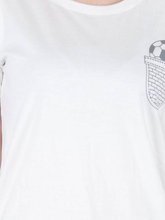 round neck graphic print tee - 16137993 - Standard Image - 3