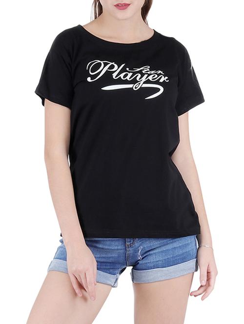 round neck graphic print tee - 16138006 -  Standard Image - 0