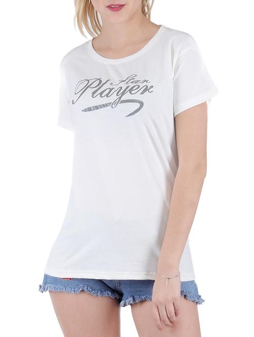 round neck graphic print tee - 16138008 - Standard Image - 0