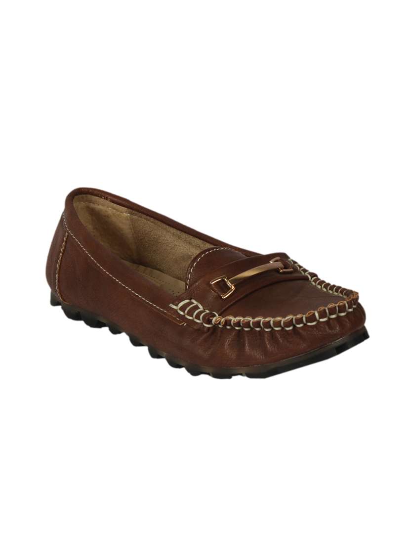 brown slip on loafers