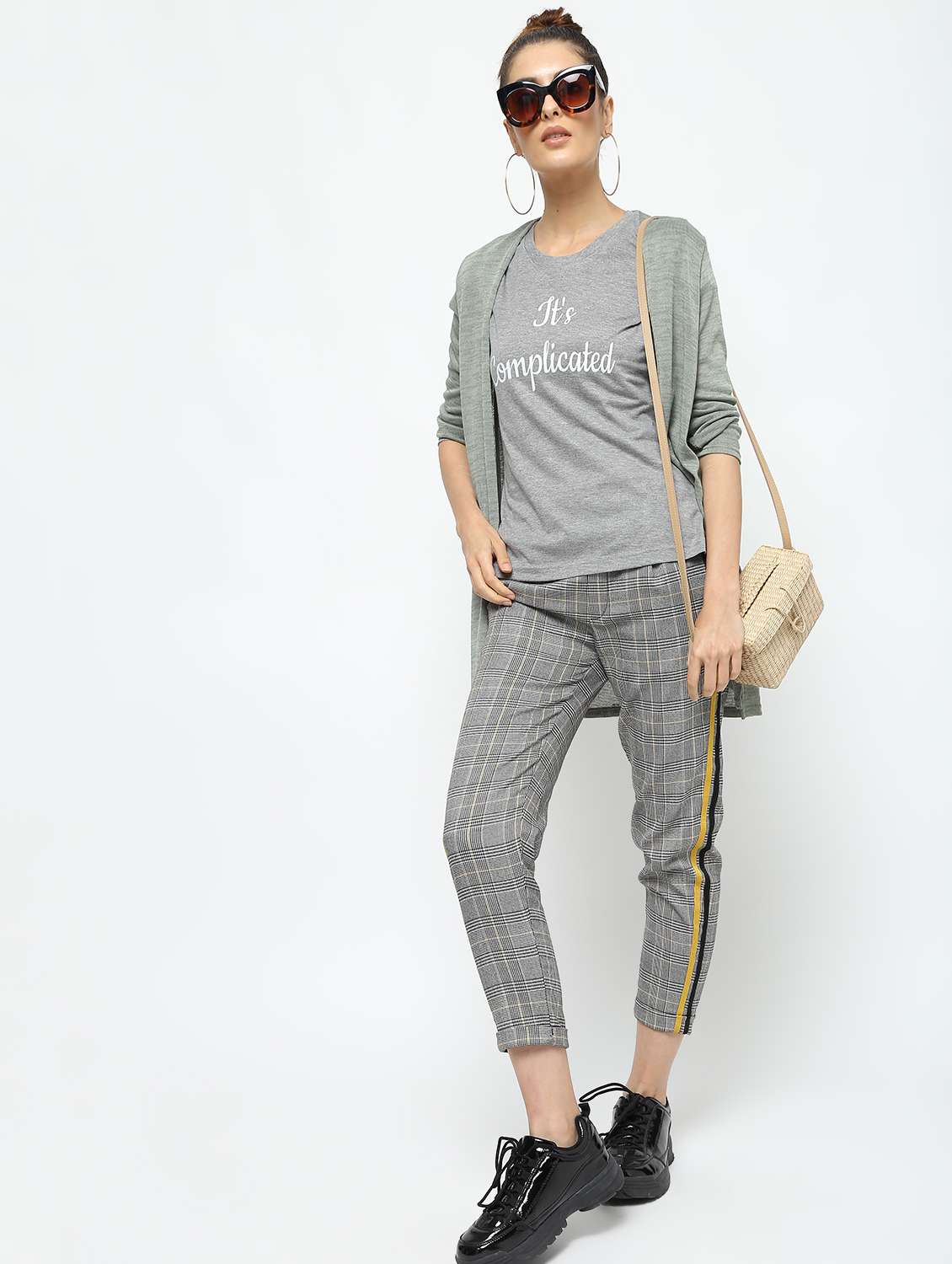 letter print short sleeved tee