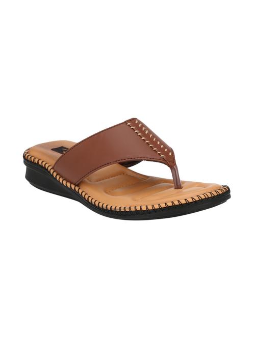 brown toe separator sandals - 16167533 -  Standard Image - 0