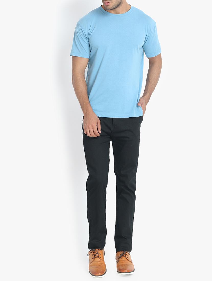black solid chinos - 16170852 - Standard Image - 3
