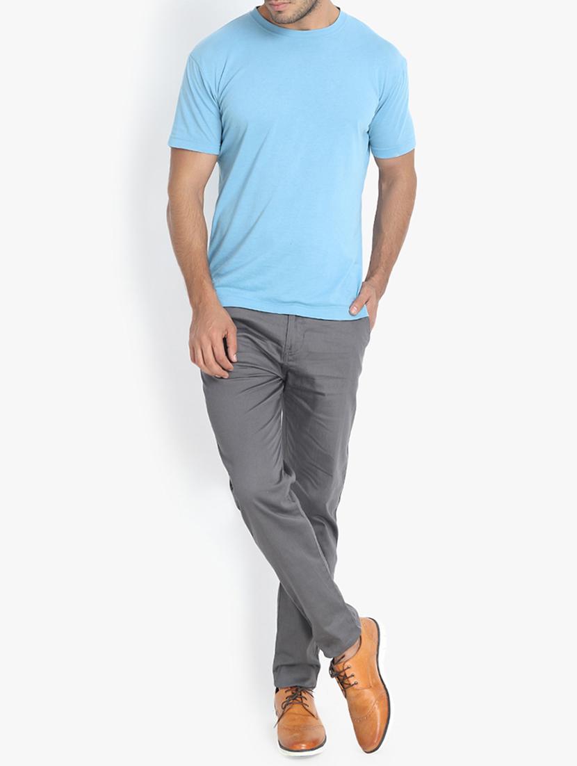 grey solid chinos - 16170855 - Standard Image - 3