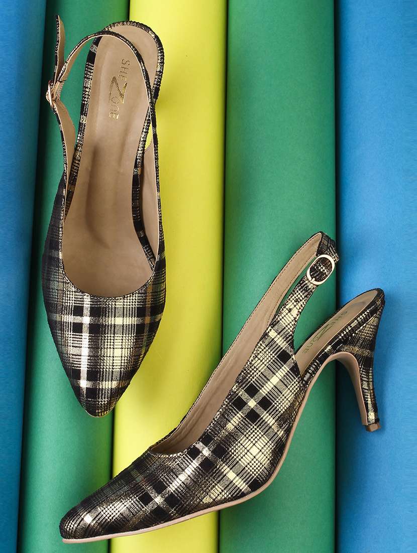 black back strap sandals