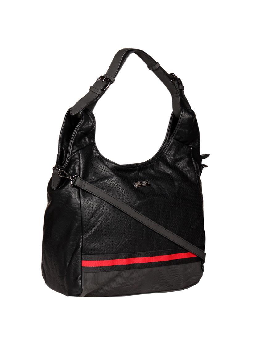 black leatherette (pu) handbag - 16171381 - Zoom Image - 0