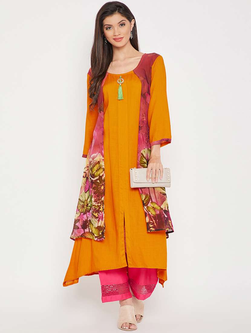 women's kurta with jacket kurta