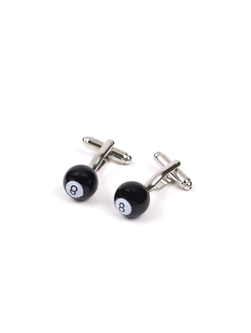 black metal cufflink