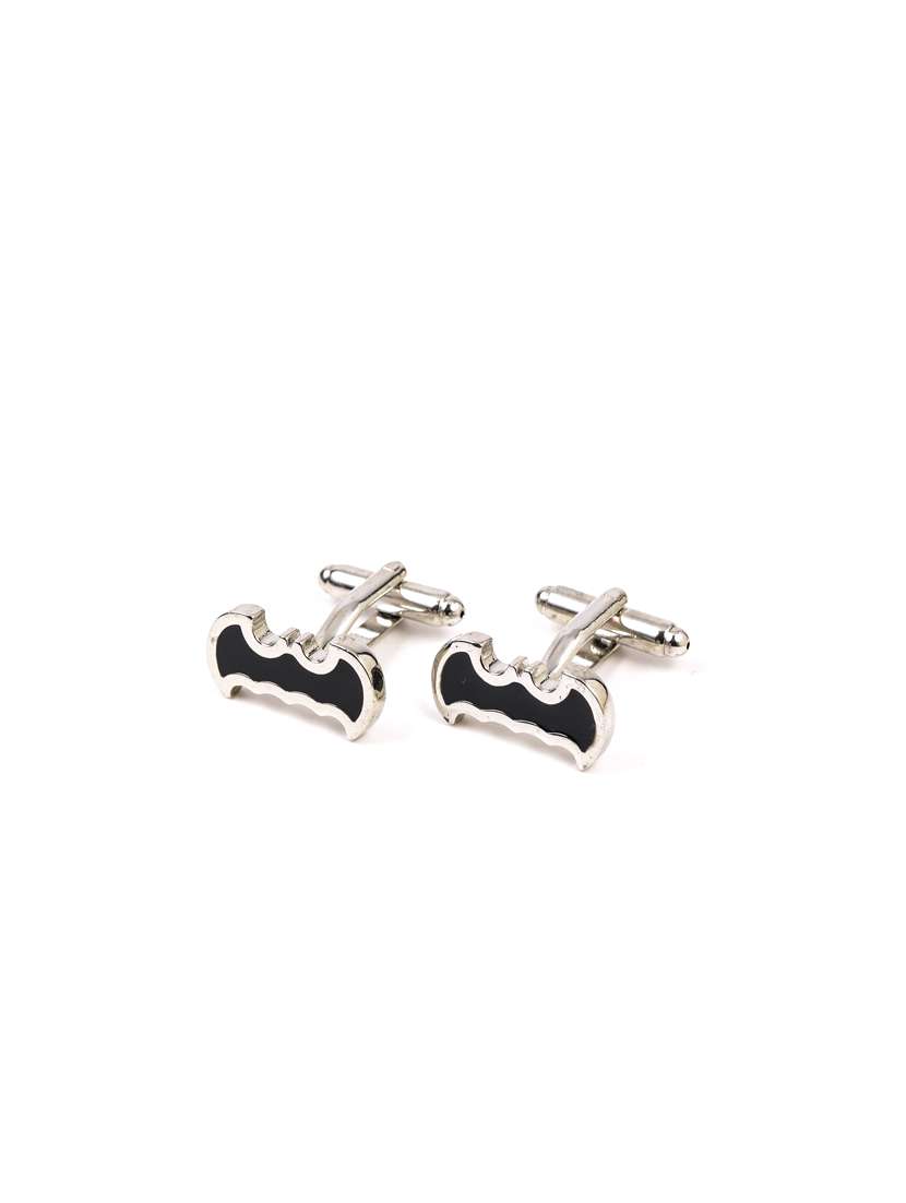 black metal cufflink