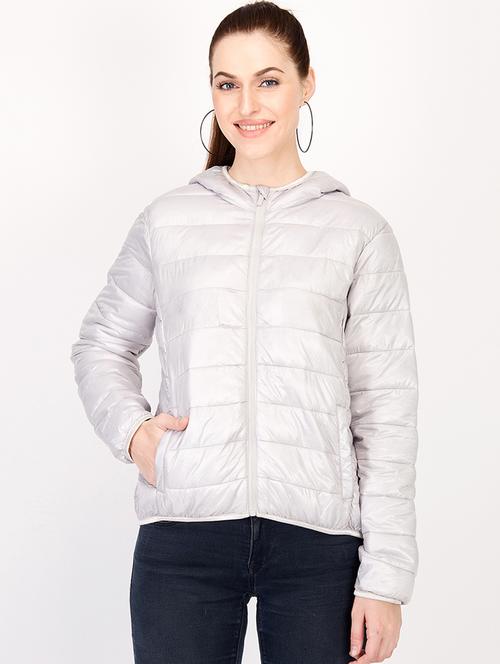 hooded neck quilted jacket - 16179893 -  Standard Image - 0