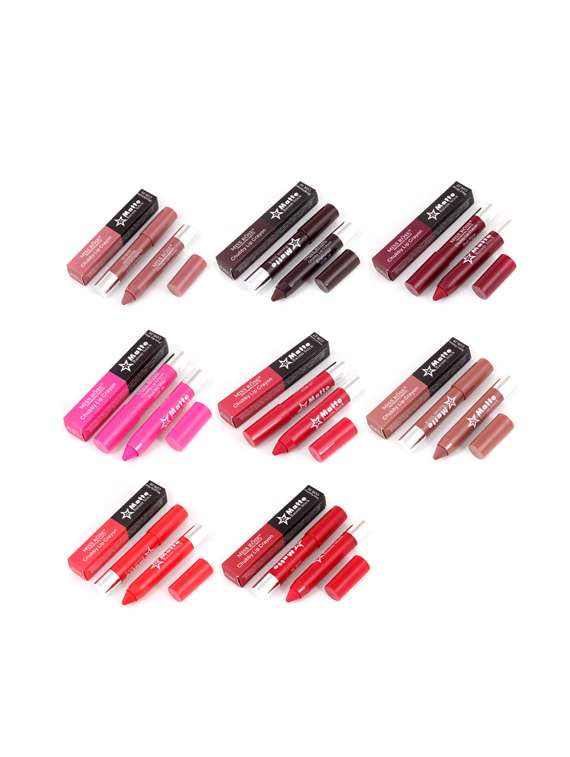 miss rose pack of 8 matte crayons