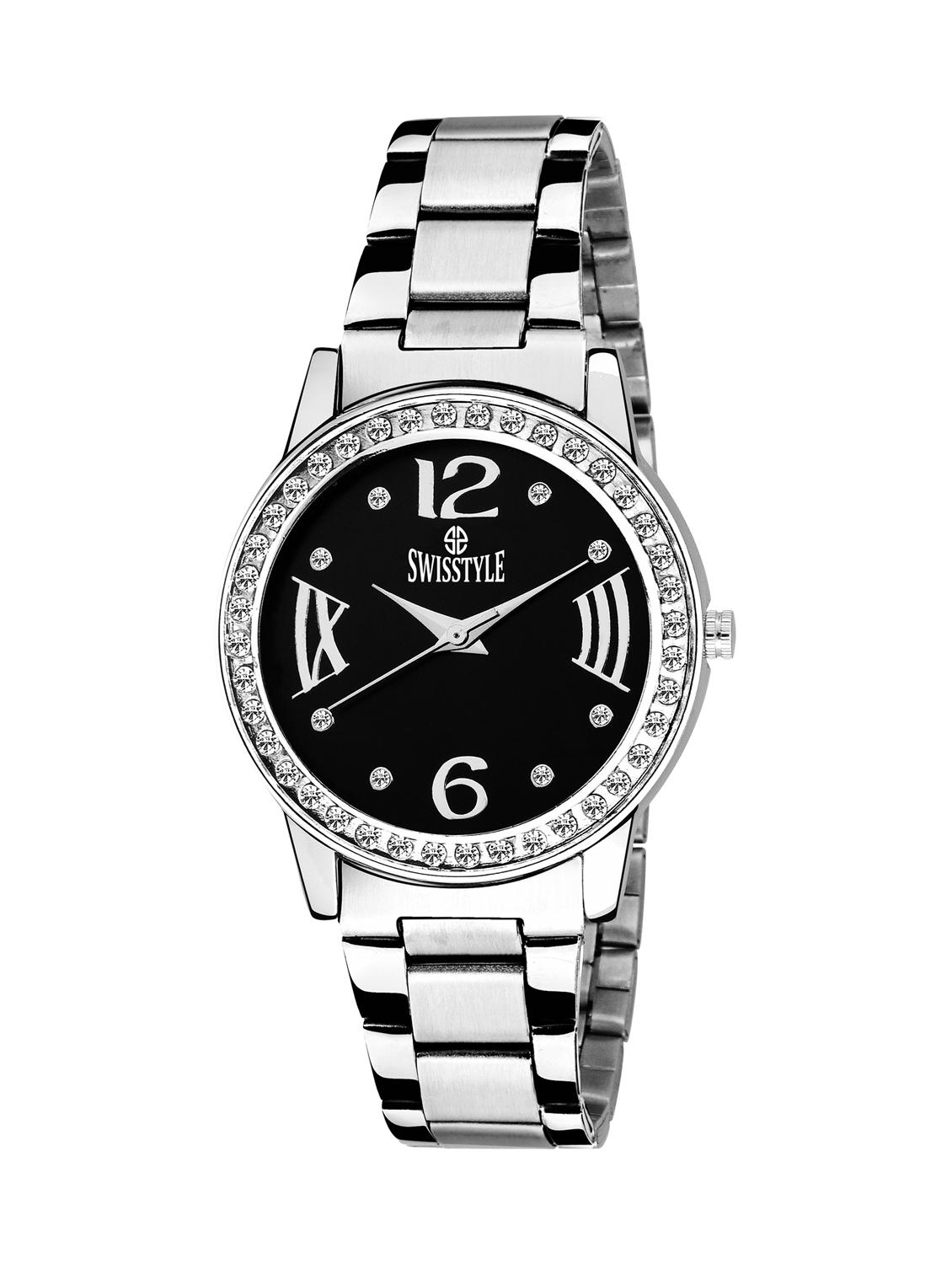 round dial analog watch-(ss-gr199-wht-ch) - 16189675 -  Zoom Image - 0