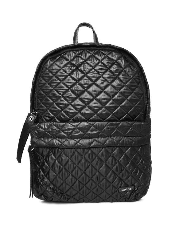 black canvas backpack