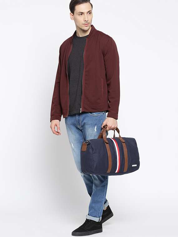 blue canvas dufflebag - 16193298 -  Standard Image - 5
