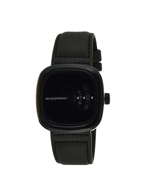 Leather strap analog watch-(SF-M2/01-8714)