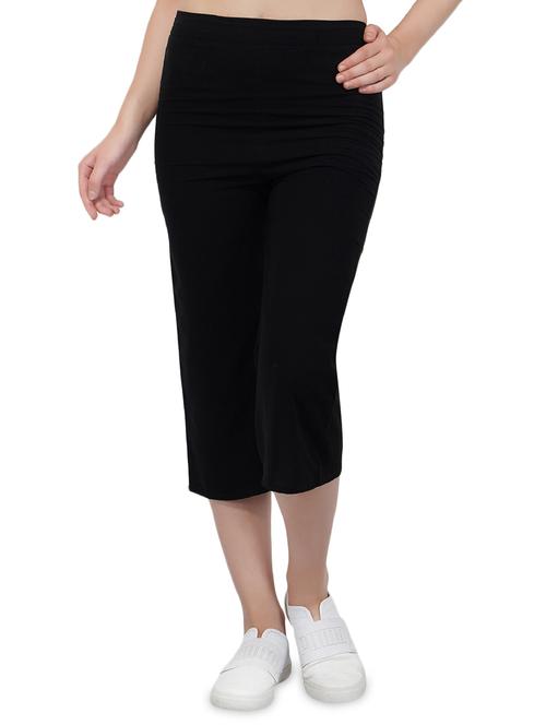 high rise solid culotte - 16208532 - Standard Image - 0