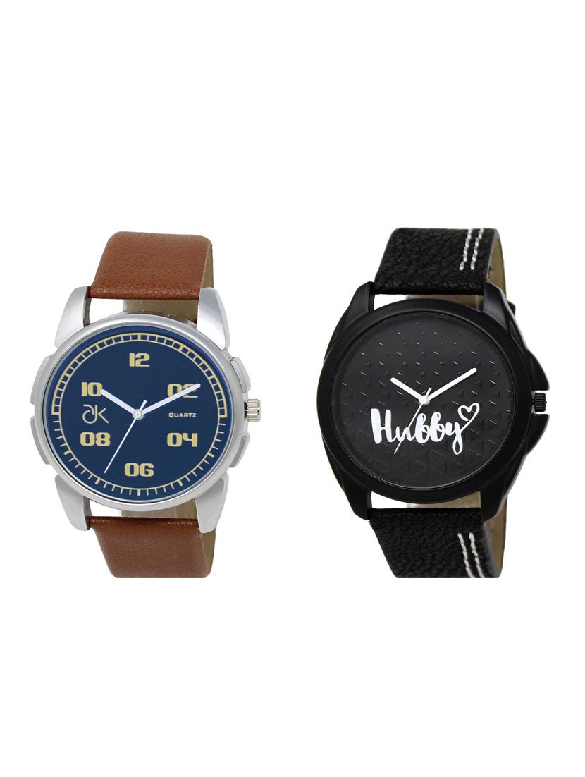 set of 2 analog watch combos(ad-01-lk-31) - 16211118 -  Zoom Image - 0