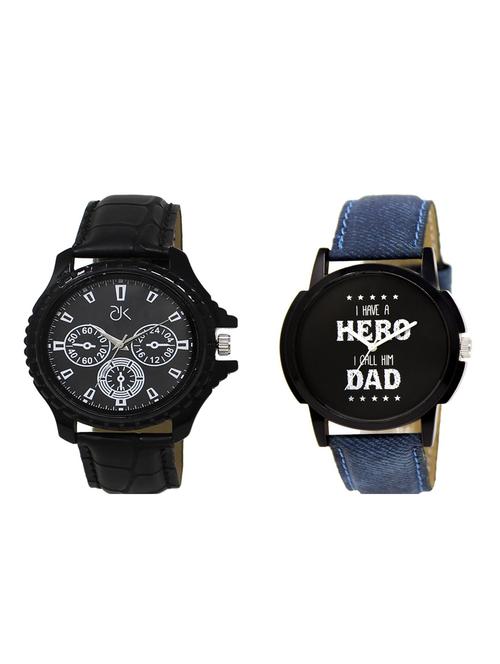 set of 2 analog watch combos(ad-04-lk-07) - 16211353 - Standard Image - 0