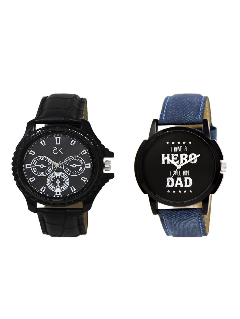 set of 2 analog watch combos(ad-04-lk-07) - 16211353 - Zoom Image - 0