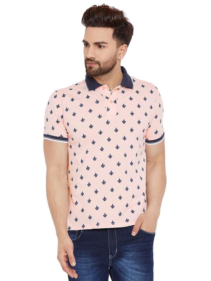 pink all over print t-shirt - 16214506 -  Zoom Image - 0