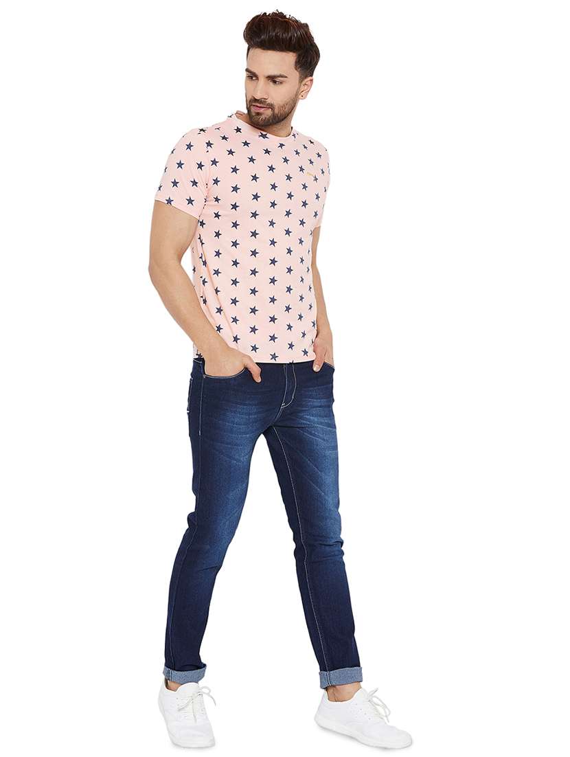 pink all over print t-shirt - 16214507 -  Standard Image - 3