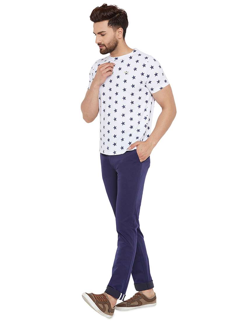 white all over print t-shirt - 16214518 - Standard Image - 3