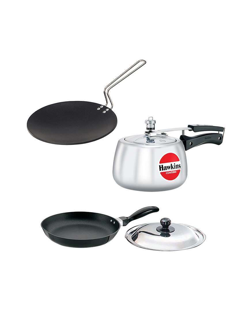 Buy online Hawkins Contura Ltr Pressure Cooker, Futura Nonstick