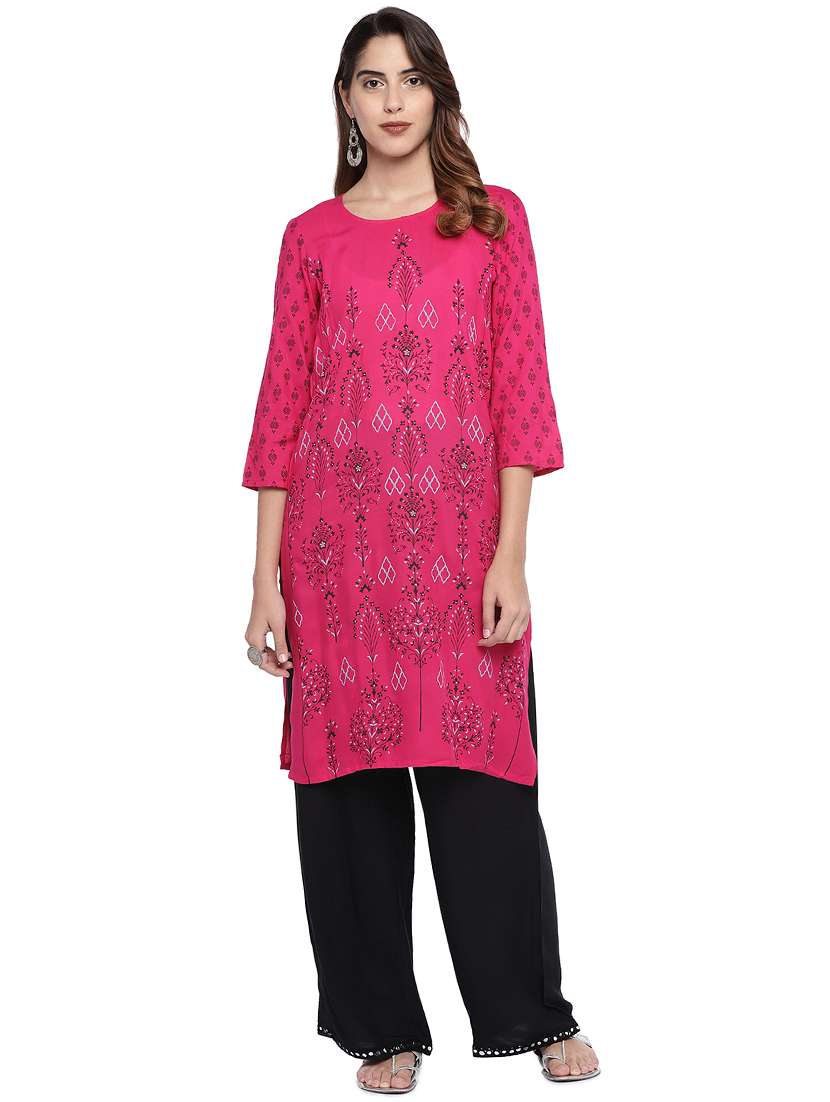 lace insert straight palazzo - 16215193 - Standard Image - 3