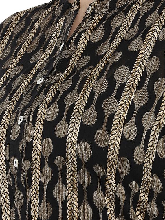 printed straight kurta - 16215255 - Standard Image - 3