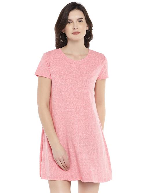round neck a-line dress - 16215298 - Standard Image - 0