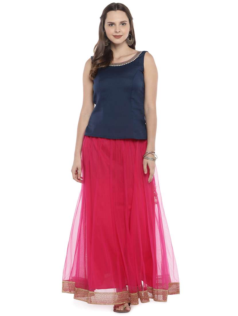 embroidery solid blouse - 16215330 - Standard Image - 3