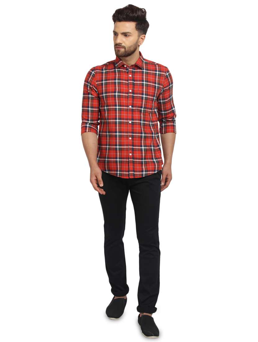 mens checks casual shirt - 16217454 -  Standard Image - 3