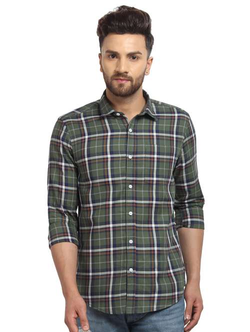 mens checks casual shirt - 16217456 - Standard Image - 0