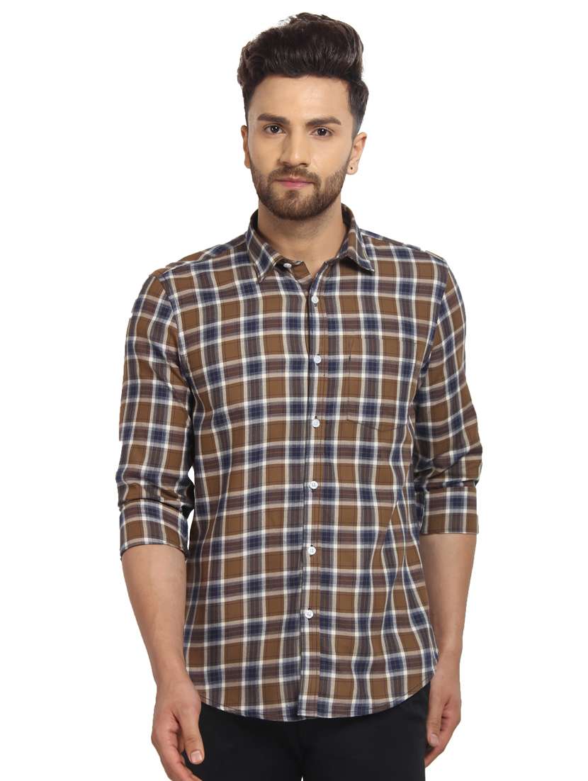 multicolor checkered casual shirt - 16217457 -  Zoom Image - 0