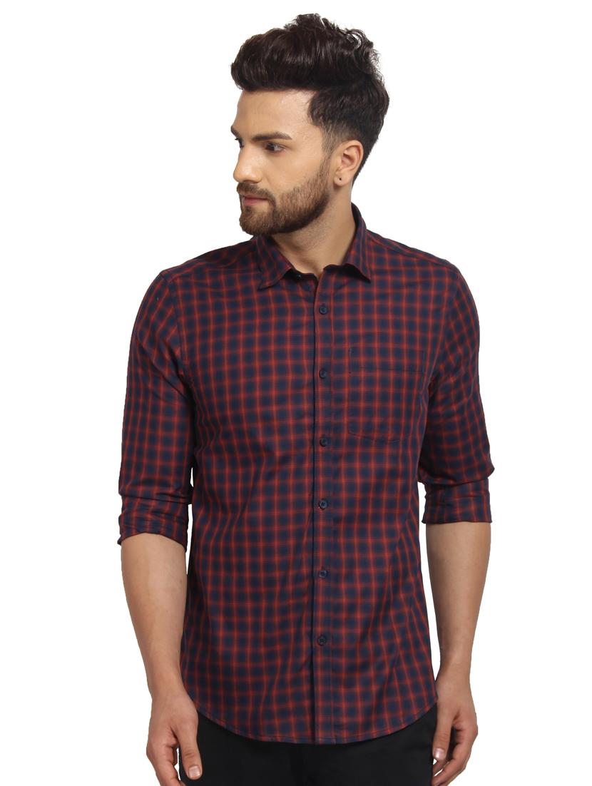 multi colored checkered casual shirt - 16217463 - Zoom Image - 0