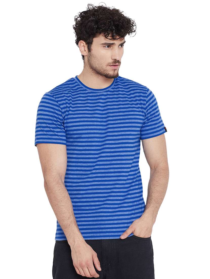 blue striped t-shirt - 16218806 - Zoom Image - 0