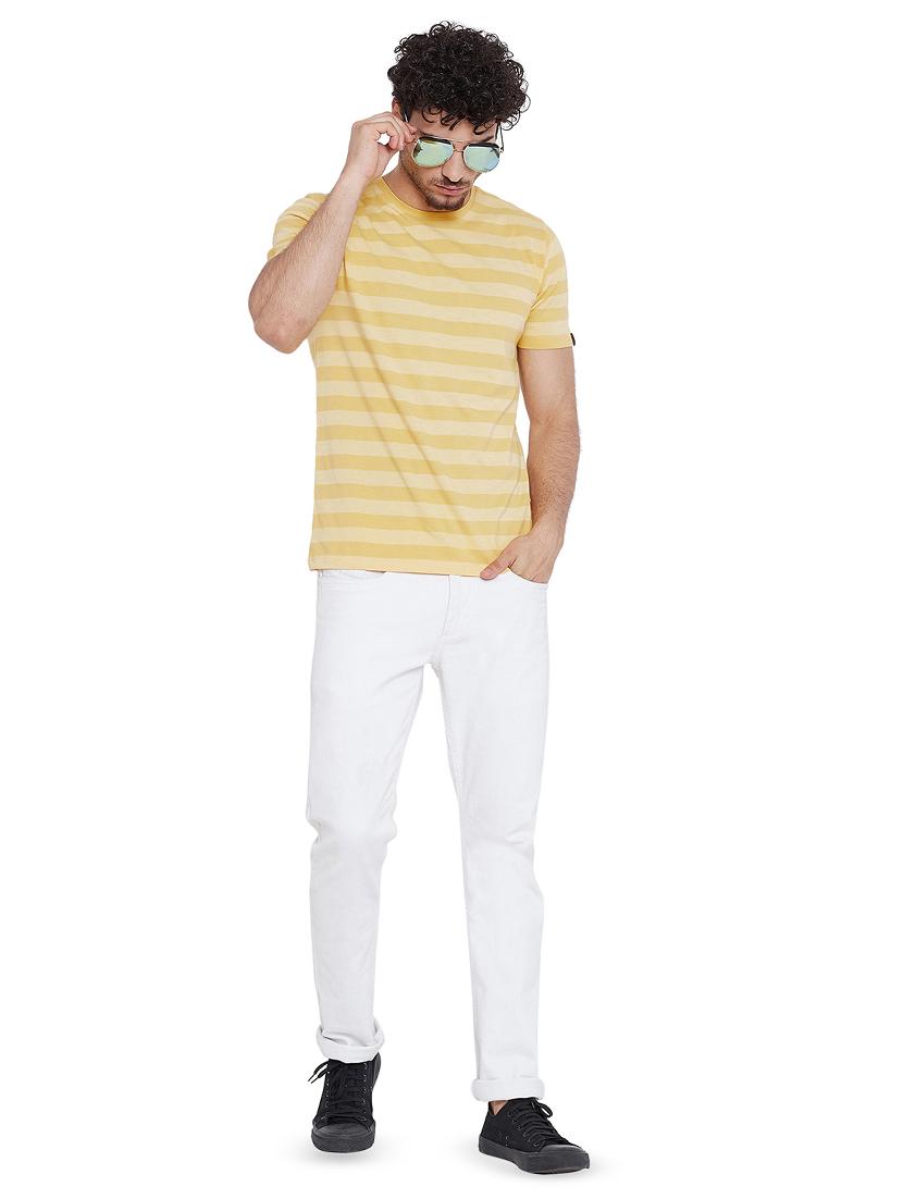 yellow striped tshirt - 16218814 - Standard Image - 3